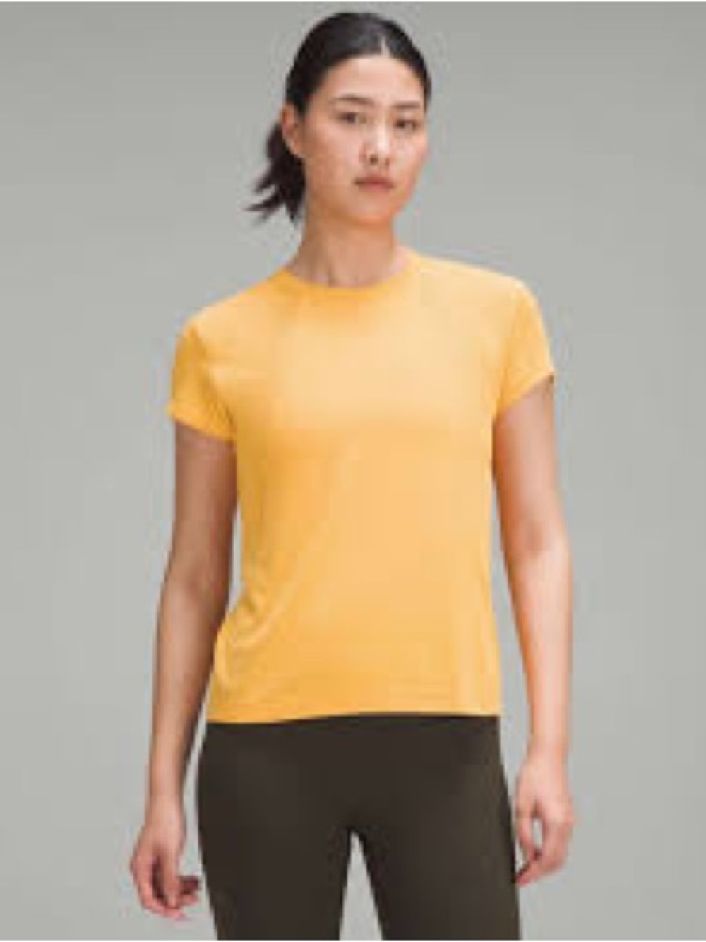 Lululemon Train to Be Short-Sleeve Shirt, size 4